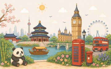 Mainland China + United Kingdom